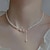 cheap Necklaces-Necklace Pearl Chrome Women&#039;s Fashion Personalized Luxury Classic Necklace For Wedding Wedding Guest Engagement