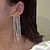 cheap Earrings-Women&#039;s Clip on Earring Earrings Tassel Fringe Cat Claw European Oversized Earrings Jewelry Silver / Golden For Wedding Carnival Festival 1PC
