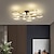 cheap Dimmable Ceiling Lights-LED Pendant Light Dimmable Sputnik Design Adjustable Geometric Shapes Flush Mount Ceilling Lights 10-Light 39&quot; Hanging Chandeliers for Living Room Dinning Room Kitchen 220-240V