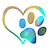 cheap Car Body Decoration &amp; Protection-Reflective Love Heart Footprint Sticker Car Sticker Dog Paw Stickers Vinyl Decals Stickers For Cars Trucks Windows Walls Laptops Cute Decoration