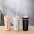 cheap Décor &amp; Night Lights-Portable 300ml Ultrasonic Humidifier USB Car Air Freshener Mist Maker Fogger With Colorful LED Night Light Home Aroma Diffuser