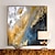 cheap Abstract Paintings-100% Handpaint Oil Paintings On Canvas Large Wall Art Abstract Gold Leaf Painting Contemporary Art Wall Painting For Living Room