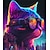 cheap Cartoon Prints-80s 90s  Wall Art Colorful Neon Gamer Controller Canvas Poster Fantasy Earphones Esports Gaming Wall Art Painting For Kawaii Room Decor