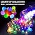 cheap Decorative Lights-8Pcs Led Balloon Light Round Ball Mini Flash Lamps Waterprooof for Vase Christmas Wedding Party Pool Bedroom Decorations