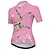 cheap Women&#039;s Jerseys-21Grams Women&#039;s Cycling Jersey Short Sleeve Bike Top with 3 Rear Pockets Mountain Bike MTB Road Bike Cycling Breathable Quick Dry Moisture Wicking Reflective Strips Yellow Pink Red Graphic Rabbit