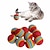 Недорогие Игрушки для кошек-Радуга eva игрушки для кошек мяч интерактивный кошка собака играть жевательная погремушка царапать мяч eva тренировочные мячи игрушки для домашних животных поставки