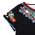 billige Kjoler med trykt mønster-Dame Skiftkjole Blomstret Trykt mønster Crew-hals Mini kjole Klassisk Daglig Kortermet Sommer