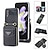 cheap Samsung Cases-Phone Case For Samsung Galaxy Z Flip 5 Z Flip 4 Z Flip 3 Wallet Case Portable Zipper Card Slot Solid Colored PC PU Leather
