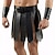 abordables Disfraces históricos y vintage-Conjunto de falda escocesa de gladiador romano para hombre, falda retro vintage medieval de guerrero vikingo, faldas escocesas de utilidad, disfraz de cosplay, ropa de club larp de halloween