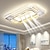 رخيصةأون إضاءات مراوح السقف-مروحة سقف مع تطبيق Light 3 Spotlight&amp;amp; جهاز تحكم عن بعد 101 سم قابل للتخفيت 6 سرعات رياح مروحة سقف حديثة لغرفة النوم وغرفة المعيشة 110-240 فولت