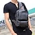 cheap Laptop Bags,Cases &amp; Sleeves-Vintage PU Leather Men Chest Backpack Casual Fashion Male Messenger Bags Backpack Crossbody Bags Small Sling Single Shoulder Bag