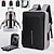 cheap Laptop Bags,Cases &amp; Sleeves-Laptop Backpack Men&#039;s Backpack Business Notebook Waterproof Back Pack USB Charging Bag Travel Bagpack Anti Theft Backpack