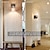 billige Vanity-lamper-vegglamper svart &amp; gull 1 lys vegglampe, moderne vegglamper, gårdsvegglamper med klarglassskjerm, vegglamper for stue, soverom, trapp, bad, gang 110-240v