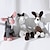 preiswerte Katzenspielzeug-Esel-Haustier-Plüschtier, bissfestes Baumwollseil, Hundezähneknirschen und Geräusch erzeugendes Spielzeug