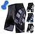cheap Men&#039;s Shorts, Tights &amp; Pants-Men&#039;s Cycling Shorts 3D Padded Shorts Bike Padded Shorts / Chamois Bottoms Mountain Bike MTB Road Bike Cycling Sports Graphic 3D Pad Breathable Quick Dry Moisture Wicking White Blue Spandex Clothing
