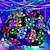 billige Dekorative lys-10 stk glød i mørket ballon 12 tommer 30 cm festdekoration gennemsigtig fluorescerende bølge prik slik farve prik bryllupsfest dekoration