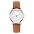 זול שעוני קוורץ-נשים שעון אופנה שעוני חגורת עור מזדמנים זוהרים פשוטים חוגה קטנה לנשים שמלת שעון קוורץ שעוני יד reloj mujer