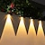 cheap Outdoor Wall Lights-Solar Wall Light Super Bright LED Deck Lights Fence Down Lights Outdoor Lighting Waterproof Garden Light Balcony Fence Porch Home Decoration Solar Night Lamp