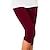 billige Basisunderdele til kvinder-Dame Bukser capri shorts Polyester Medium Talje Calf-længde Sort