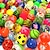 billige Originale leker-20 stk assorterte fargerike hoppeballer bulk blandet mønster høye hoppende baller til barnefest favoriserer premier bursdagsgave