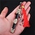 abordables Pendentifs et ornements pour voiture-12 cm mini chine antique pendentif alliage gainé pistolet modèle réaliste porte-clés cadeau de vacances