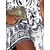 cheap Mini Dresses-Women&#039;s Beach Dress Beach Wear Print Mini Dress Tree Tropical Fashion Sleeveless Spaghetti Strap Outdoor Daily Loose Fit White 2023 Summer Spring S M L XL