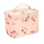 billige Kosmetiktasker-mænds håndtaske til kvinder makeuptaske kosmetiktaske toilettaske polyester fest rejse stor kapacitet åndbar holdbar tegneserie pink-sort pink kirsebærblå stjerne