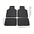 cheap Car Seat Covers-4pcs Car Floor Mats Universal Waterproof Front Rear Full Set Auto Rugs Leather Car Carpet Accessories Interior