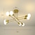 Χαμηλού Κόστους Φώτα Οροφής-led φωτιστικό οροφής 6-φωτο 70cm σκανδιναβικού στυλ πολυέλαιος σπούτνικ σχέδιο μεταλλικό καλλιτεχνικό στυλ βιομηχανικά βαμμένα φινιρίσματα κουζίνα κρεβατοκάμαρα παιδικό δωμάτιο φωτιστικά ζεστό λευκό