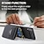 billige Samsung-etui-telefon Etui Til Samsung Galaxy Z Flip 5 Z Flip 4 Z Flip 3 Lommebok-kortveske Bærbar Glidelås Kortspor Ensfarget PC PU lær