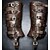preiswerte Schuhe-Vintage inspiriert Gamaschen Stiefelüberzüge Wikinger Kreuzritter Schildmaid Kostüm Vikinger