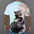 voordelige Cosplay anime hoodies en T-shirts voor dagelijks gebruik-Bewakers van de Galaxy 3 Raket wasbeer T-Shirt Anime 3D Grafisch Voor Voor heren Volwassenen Maskerade 3D afdrukken Casual / Dagelijks