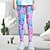 cheap Girl&#039;s 3D Bottoms-Girls&#039; 3D Graphic Floral Leggings Summer Spring Active Cute Streetwear Polyester Kids 3-12 Years Outdoor Street Sport Slim