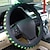 abordables Fundas para volante-Cubierta universal para volante de coche con punzonado eva, diámetro de 38cm, accesorios de estilo de coche sup automotriz