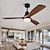 cheap Ceiling Fan Lights-Ceiling Fan with Light App &amp; Remote Control 105/130cm Dimmable 6 Wind Speeds Modern Ceiling Fan for Bedroom, Living Room, Small Room 110-240V