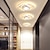 levne Vestavná světla-led stropní svítidlo 1 světlo 32cm geometrické tvary zapuštěná světla silikagel hliníkové stropní světlo pro chodbu verandový bar kreativní podkrovní balkonové lampy teplá bílá/bílá 110-240v