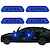 baratos Adesivos para automóveis-Arco-Íris / Red(4PCS) / Verde (4 unidades) Adesivos Decorativos para Carro Comum / Individualidade Porta Adesivos Sinais de aviso Autocolantes Refletores