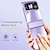 Недорогие Чехлы для Samsung-телефон Кейс для Назначение SSamsung Galaxy Z Flip 5 Z Flip 4 Z Flip 3 Чехол Защита от удара Однотонный Алюминиевый сплав