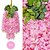 cheap Artificial Flowers-Artificial Plants Fabric Vine Wedding Wall Flower 12 Vine