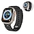 levne Řemínky na Apple Watch-Oceánská kapela Kompatibilní s Řemínek k hodinkám Apple Watch 38 mm 40 mm 41 mm 42 mm 44 mm 45 mm 49 mm Voděodolné Nastavitelný Ženy muži Silikon Náhradní pásek na hodinky pro iwatch Series Ultra 8 7