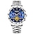 ieftine Ceasuri Quartz-ceas de cuarț sport pentru bărbați de lux binbond, ceas de mână cu cuarț analog din oțel inoxidabil, safir clasic, cronograf cu quartz original, ceas luminos pentru bărbați, rezistent la apă