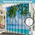 cheap Outdoor Shades-Waterproof Outdoor Curtain Privacy, Sliding Patio Curtain Drapes, Pergola Curtains Grommet 3D Forest Landscape For Gazebo, Balcony, Porch, Party, 1 Panel