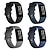 abordables Bracelets de montre Fitbit-Paquet de 4 Bracelet de Montre  pour Fitbit Charge 4 / Charge 3 / Charge 3 SE Silicone Remplacement Sangle Fermoir en métal Ajustable Respirable Bracelet Sport Bracelet