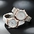 preiswerte Quarz-Uhren-Einfache Quarz-Damenuhr mit Lederarmband, luxuriöse Damenuhr, kreative Studentenuhr, weibliche Uhr
