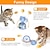 olcso Macskajátékok-macska interaktív tolljátékok kisállat bumbler vicces játék interaktív macskák játékok macska guruló teaser toll pálca játékok forgó labda