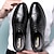 cheap Men&#039;s Oxfords-Men&#039;s Oxfords Derby Shoes Brogue Dress Shoes Plus Size Business Wedding Party &amp; Evening Faux Leather Breathable Lace-up Yellow brown Black White Spring
