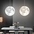 cheap Island Lights-LED Pendant Lights Moon Design Acrylic Kitchen Island 10&quot; Modern Farmhouse Foyer Entryway Light Fixtures Ceiling Hanging Globe Over Table 110-240V