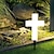 levne Světla cesty &amp; lucerny-solární senzor zahradní kolík světlo na trávníku blikání led kříž hrob hřbitovní lampa automatické zapnutí vypnuto holloween party holloween osvětlení dekorace