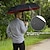 Χαμηλού Κόστους Ομπρέλες-μεγάλη ομπρέλα για το αντηλιακό ολοαυτόματο αντιανεμικό διπλής στρώσης εμπορική μεγάλη ομπρέλα, διαμέτρου 105cm/41,33in