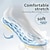 abordables Semelles-1 paire soulage les douleurs aux pieds &amp; améliorez instantanément le confort avec les semelles de massage orthopédiques en mousse à mémoire de forme 4d pour hommes &amp; femmes
